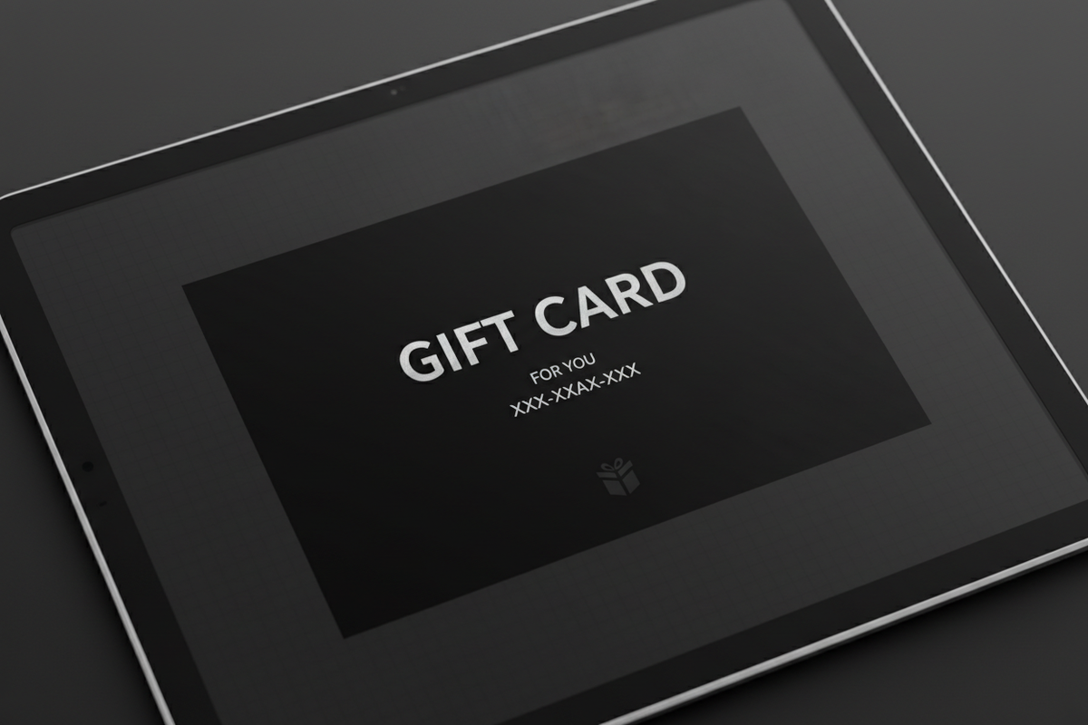 no just make it say gift card on it 